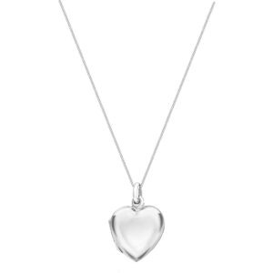 Sterling Silver Heart Locket Necklace