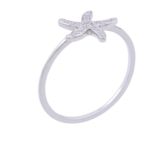 Center Design Ring In 925 Sterling Silver With White C.z