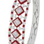 Diamond Bangle In 18K Gold